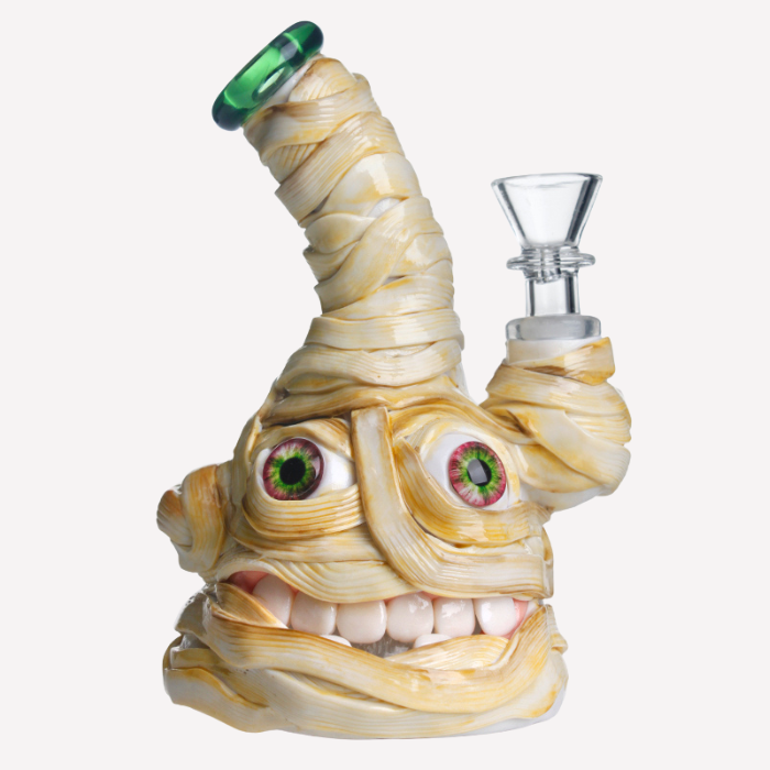 Mummy Monster 3D Hand Painting Bong 6