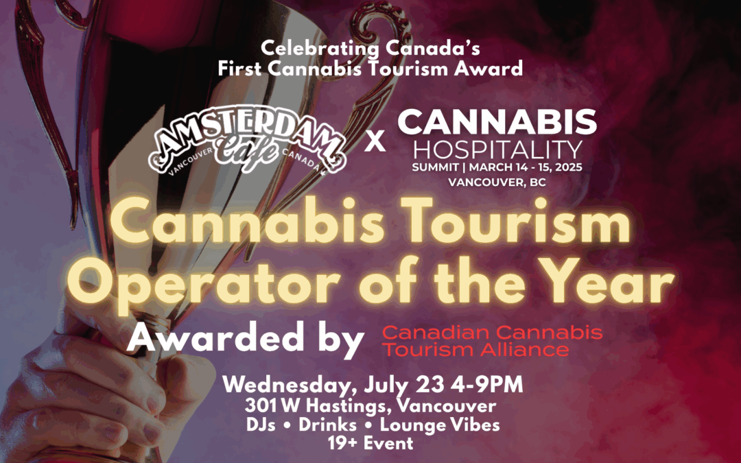 Amsterdam Café and Cannabis Hospitality Summit Honoured with National Cannabis Tourism Award